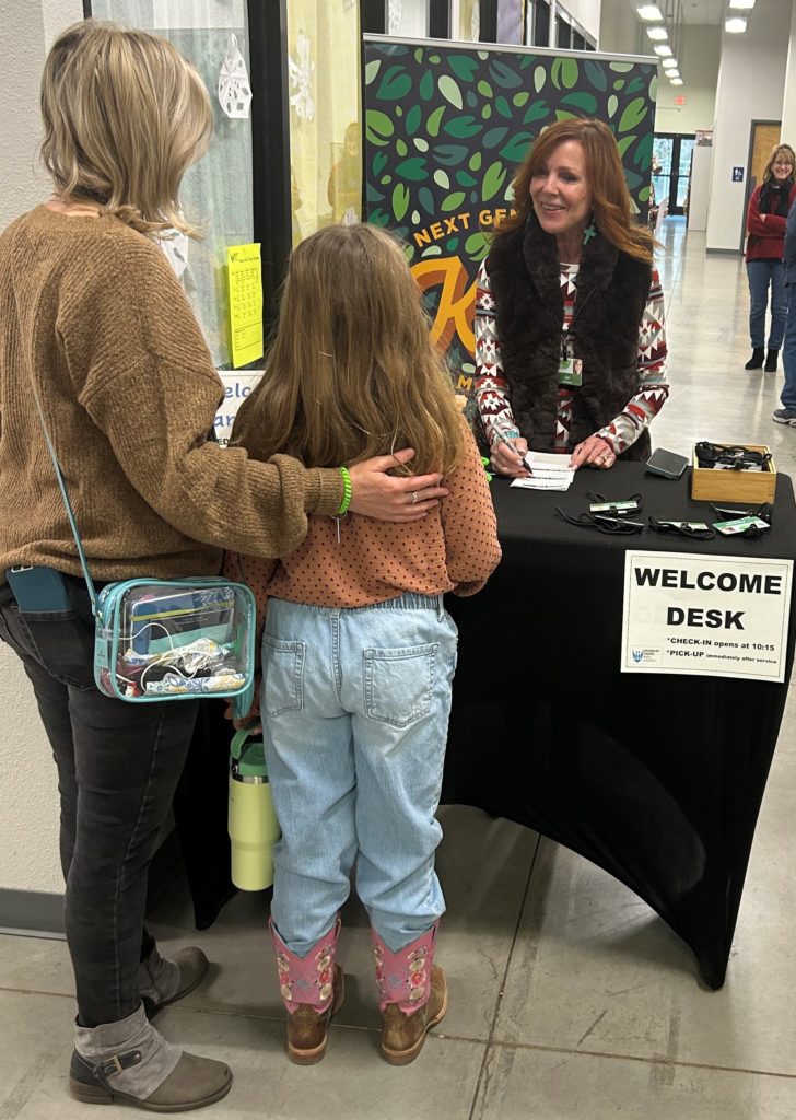 Granbury Chapel Next Generation Kids - Welcome Desk.